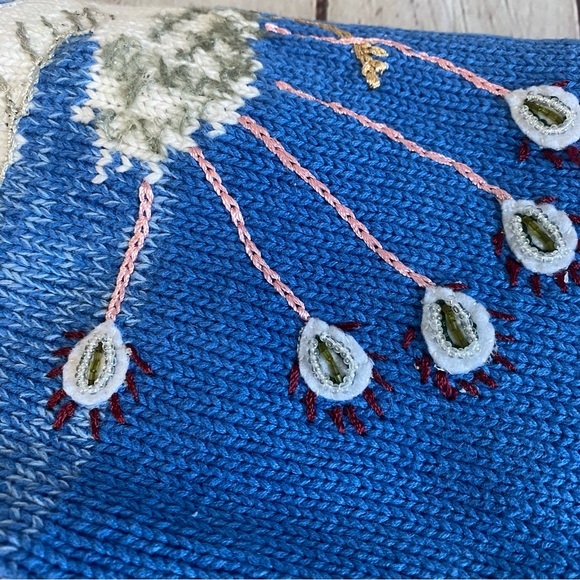 Storybook Knits “Kimono Style” Cardigan Sweater Embroidered SZ 2XL - Picture 8 of 11